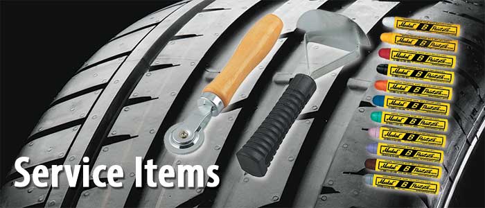 Tire Repair Service Items
